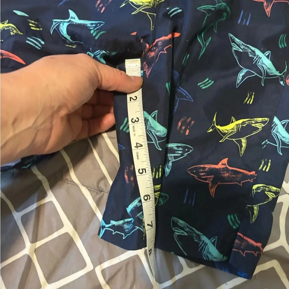 Sport boys swim trunk with sharks medium (7/8)